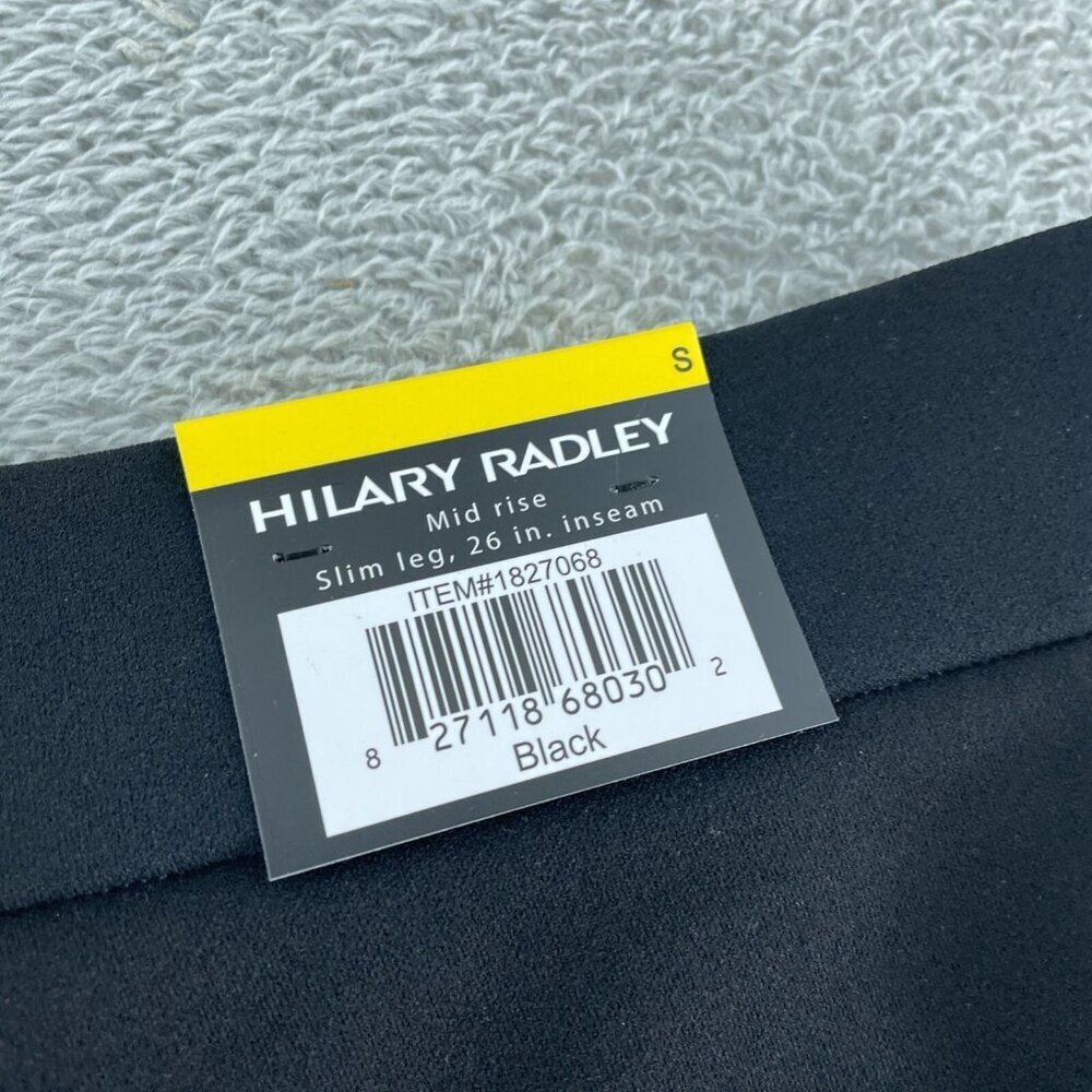 Hilary Radley Black Slim Leg Pants S Mid Rise 26" Inseam NWT 5187 - Picture 5 of 9
